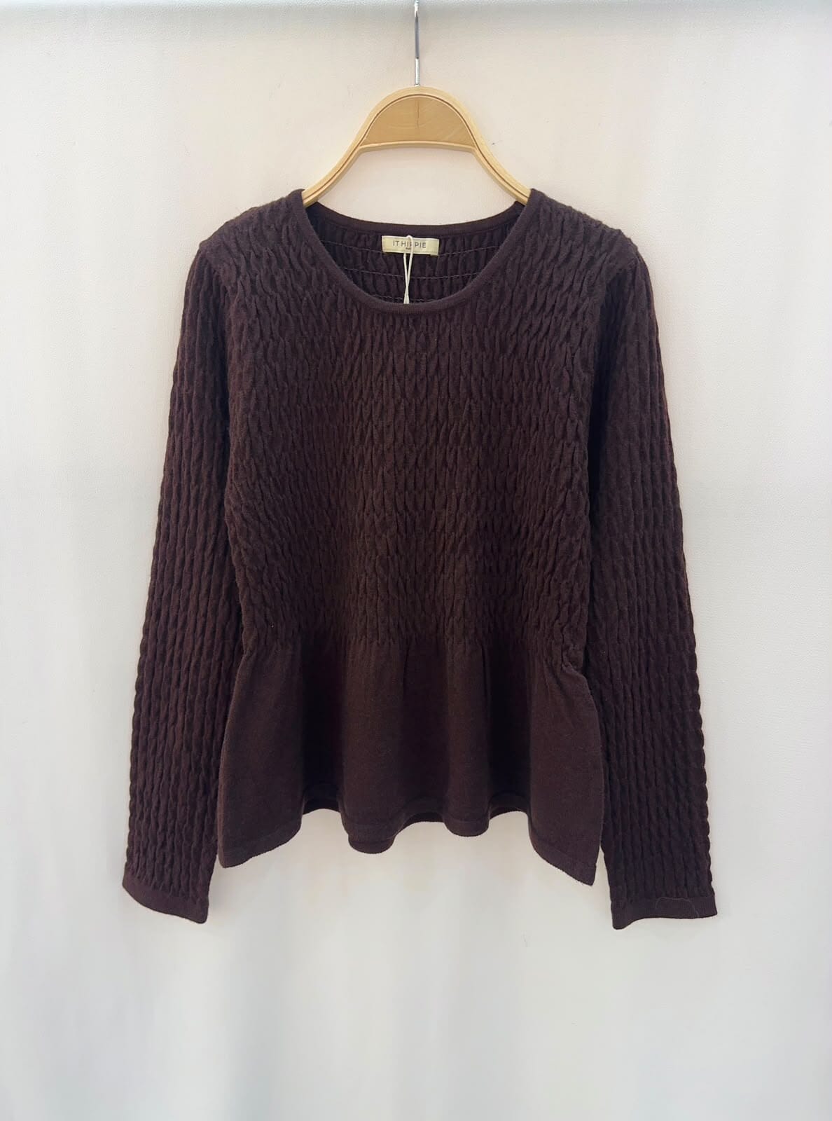 Bernella Peplum Top | 3 Colours Knitwear Parisienne Collection 