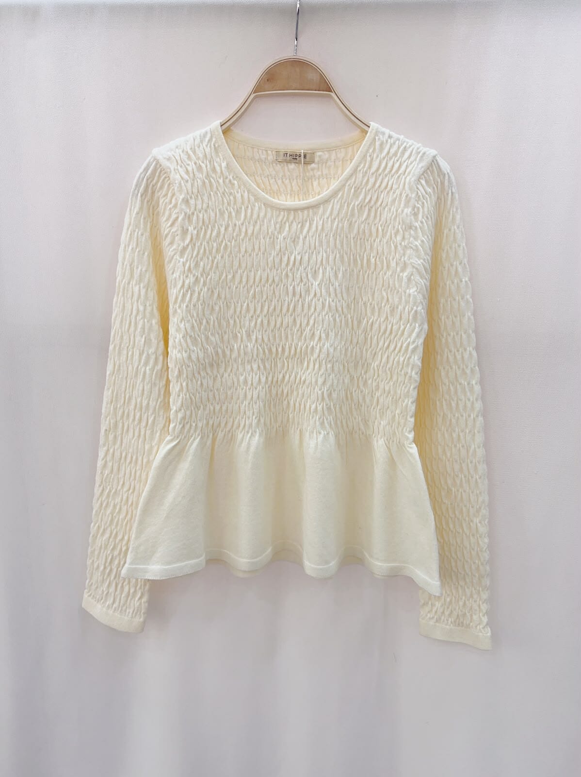 Bernella Peplum Top | 3 Colours Knitwear Parisienne Collection 