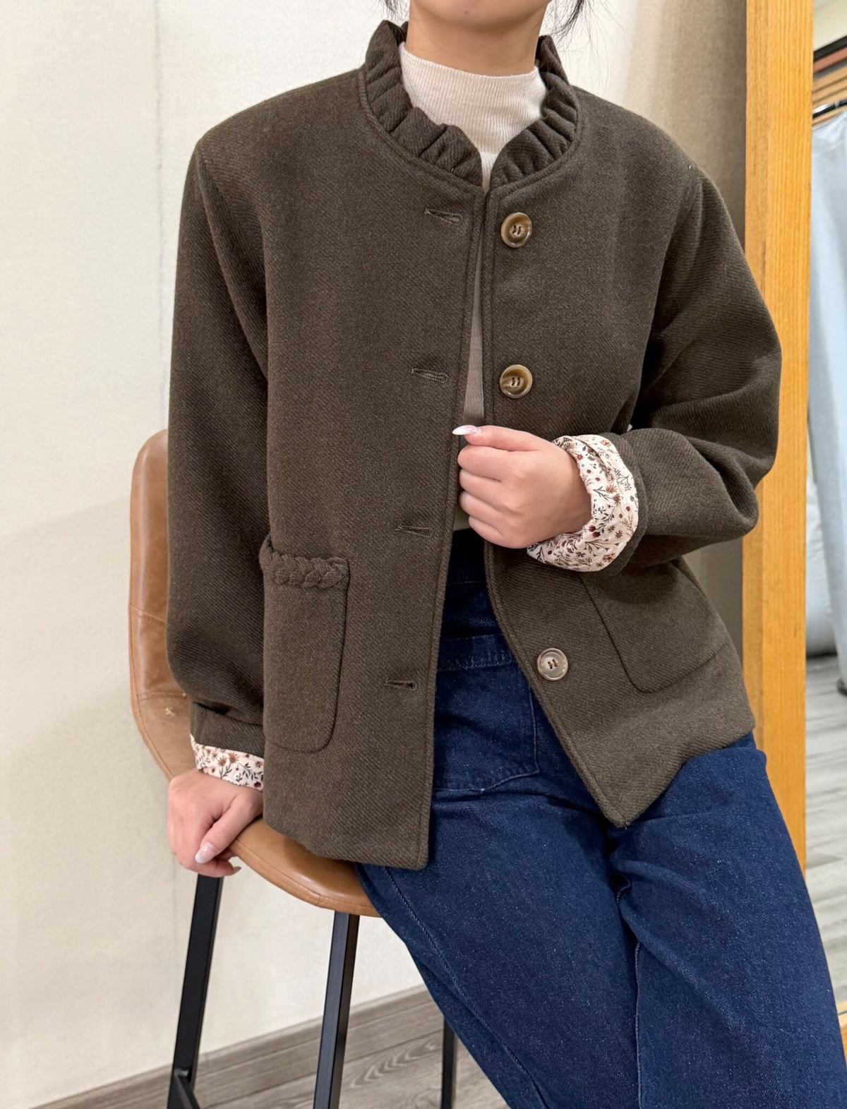 Bertille Jacket | Chocolate Jacket Parisienne Collection 