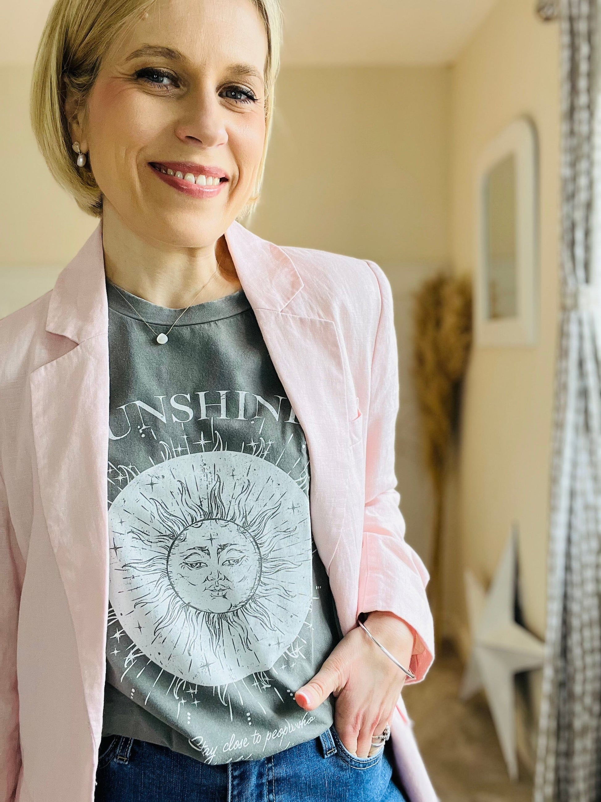 Beth T-Shirt | Charcoal Grey Shirts & Tops Vero Moda 