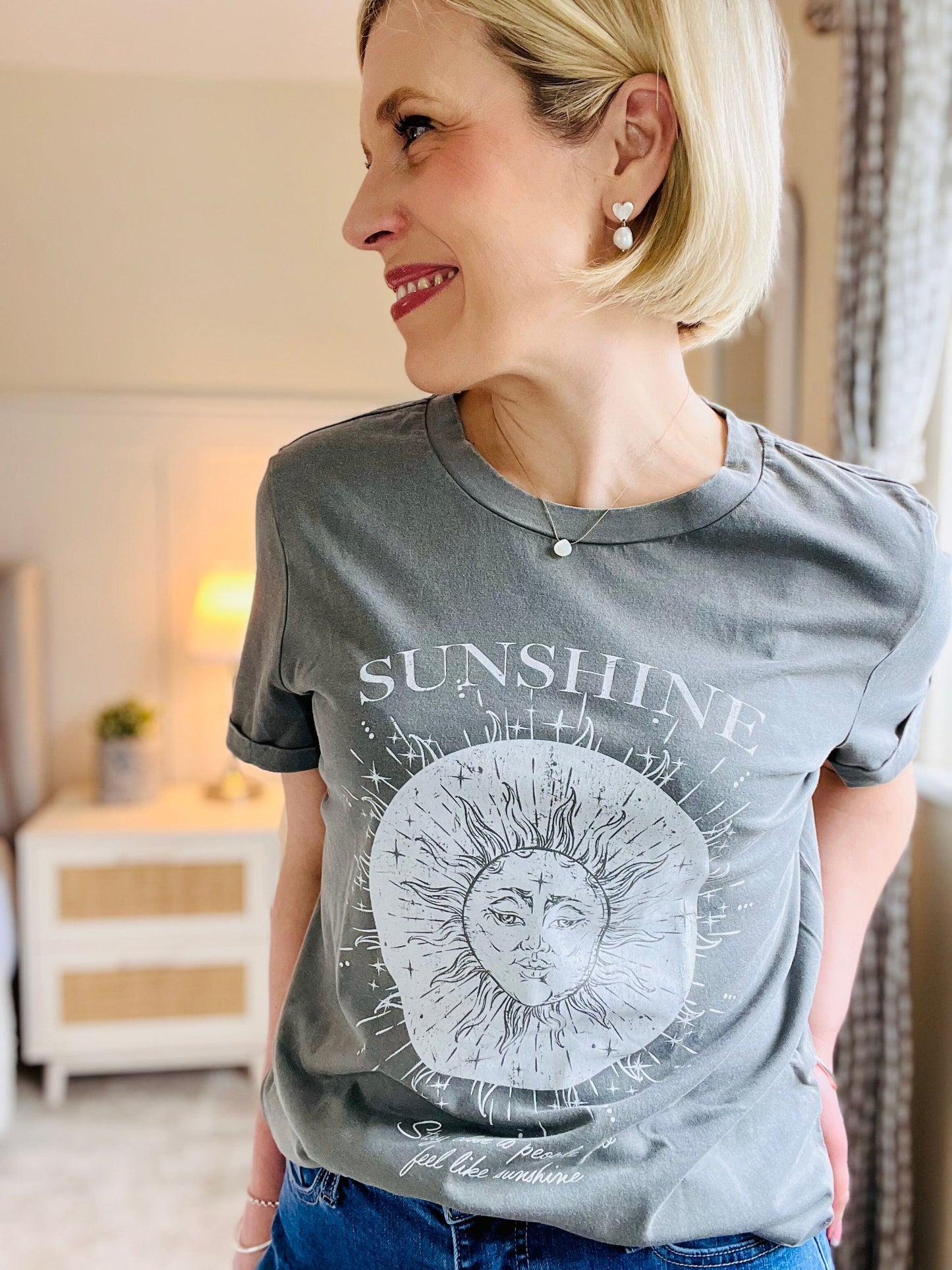 Beth T-Shirt | Charcoal Grey Shirts & Tops Vero Moda 