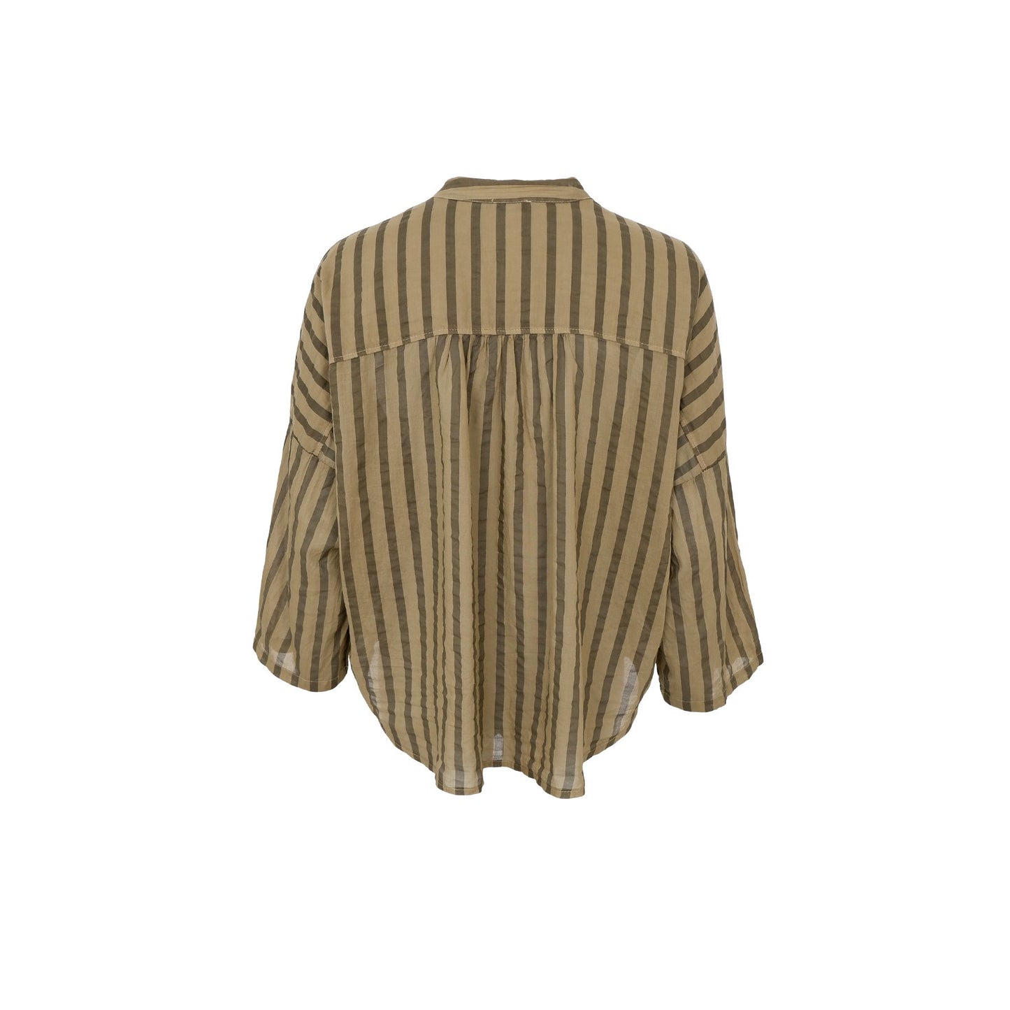 Betsy Shirt Blouse | Light Army Blouse Black Colour 