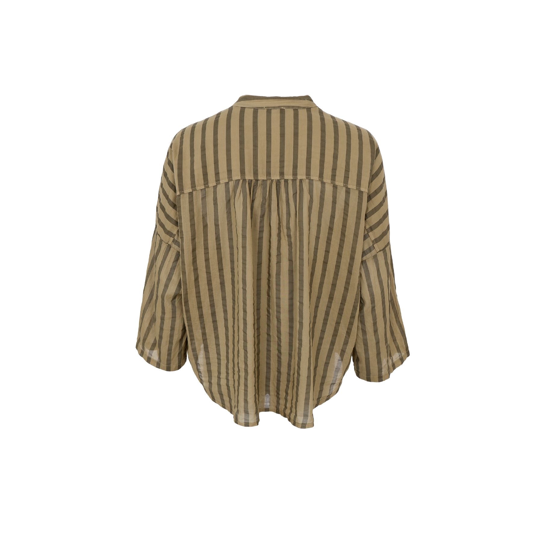 Betsy Shirt Blouse | Light Army Blouse Black Colour 