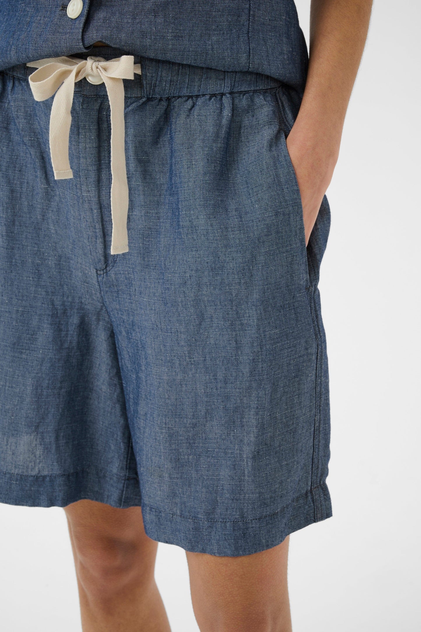 Bettie Shorts | Blue Chambray Shorts Part Two 