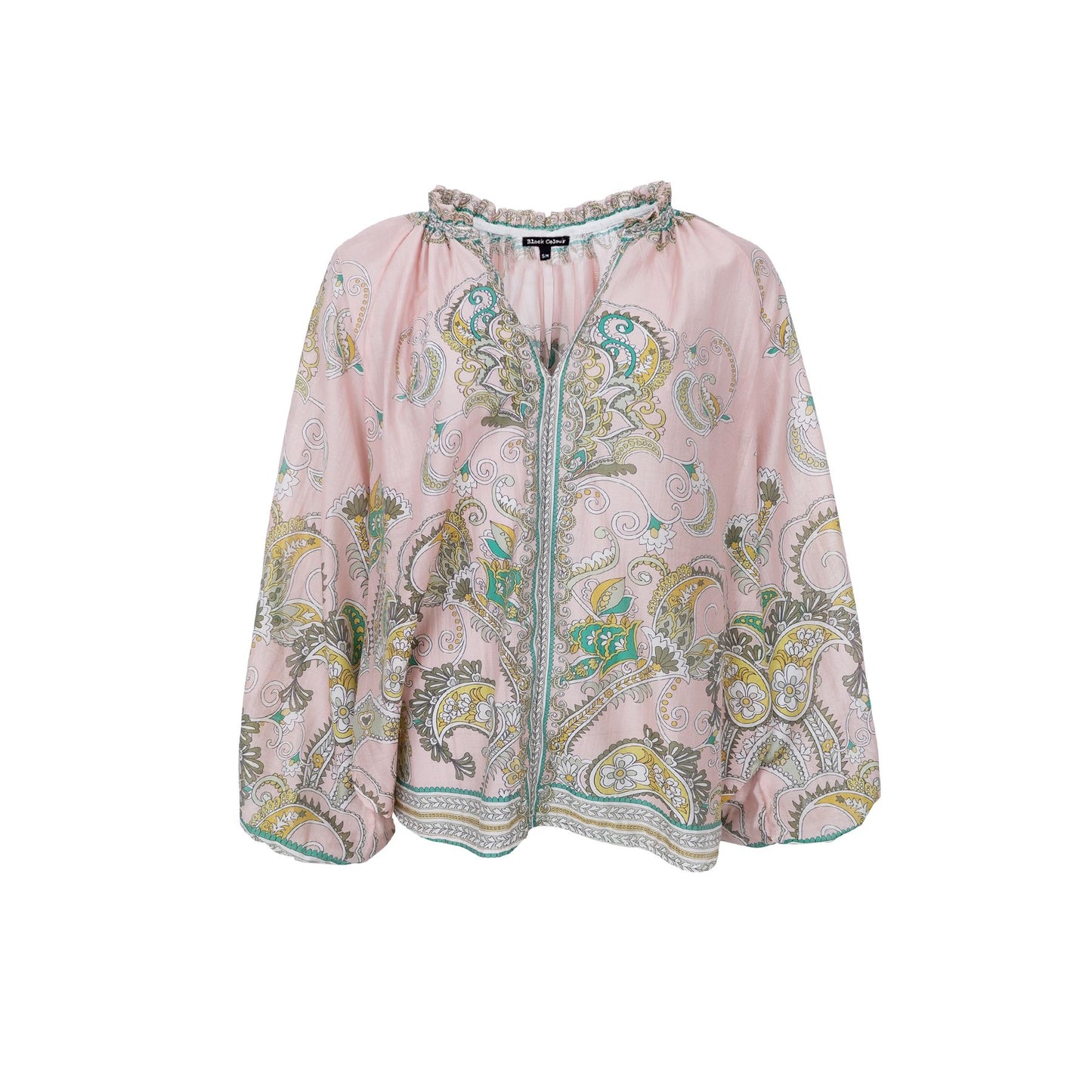 Betty Blouse | Rose Blouse Black Colour 