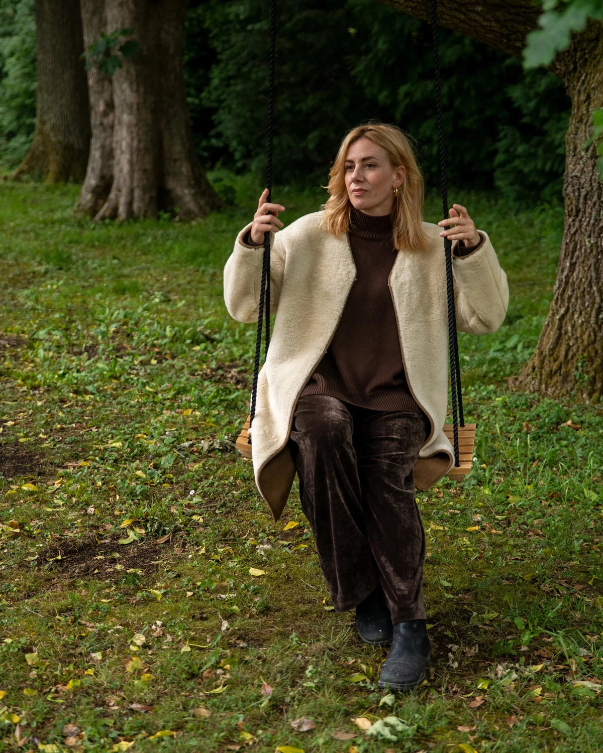 Bev Coat | Cream Gilet Chalk 
