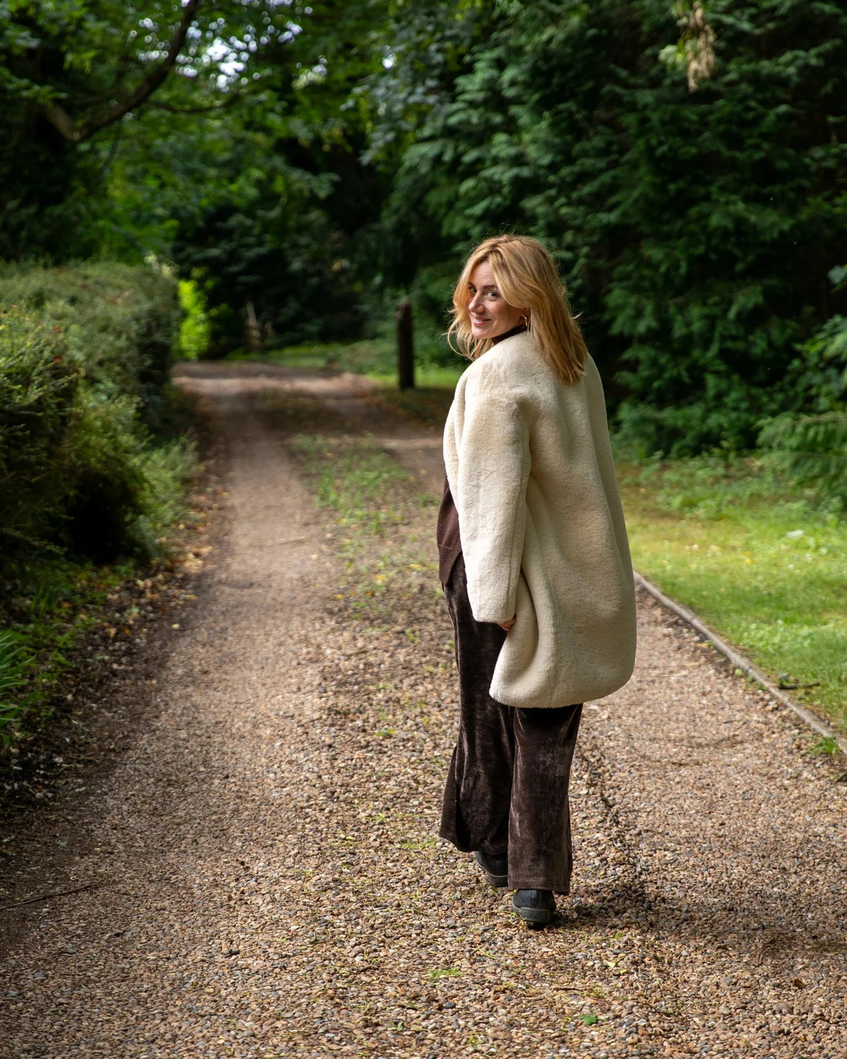 Bev Coat | Cream Gilet Chalk 