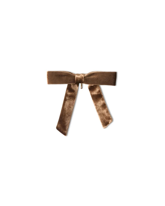 Bexhill Velvet Bow | 3 Colours Scarves Chalk 