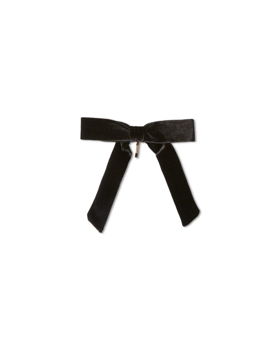 Bexhill Velvet Bow | 3 Colours Scarves Chalk 