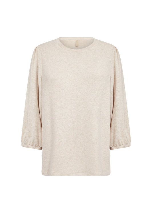 Biara Blouse | Cream Melange Blouse Soya Concept 