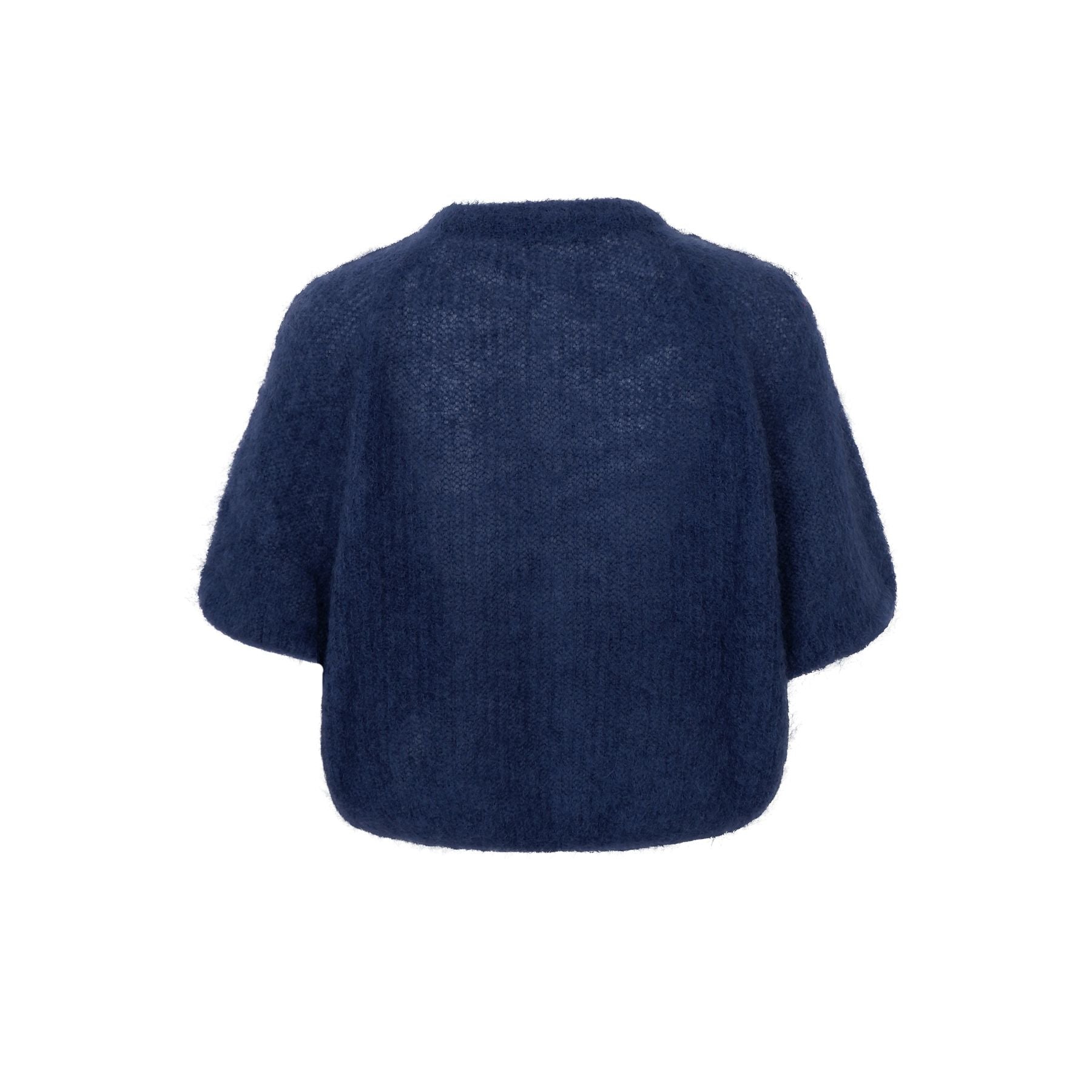 Bjoerk Knit Cardigan | Navy Cardigan Black Colour 