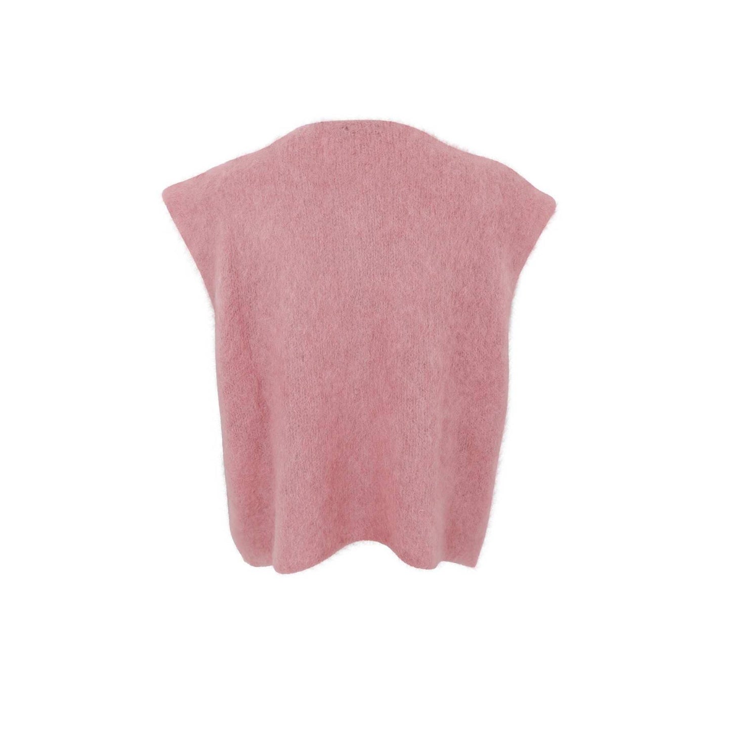 Bjoerk Knitted Button Vest | Winter Rose Cardigan Black Colour 