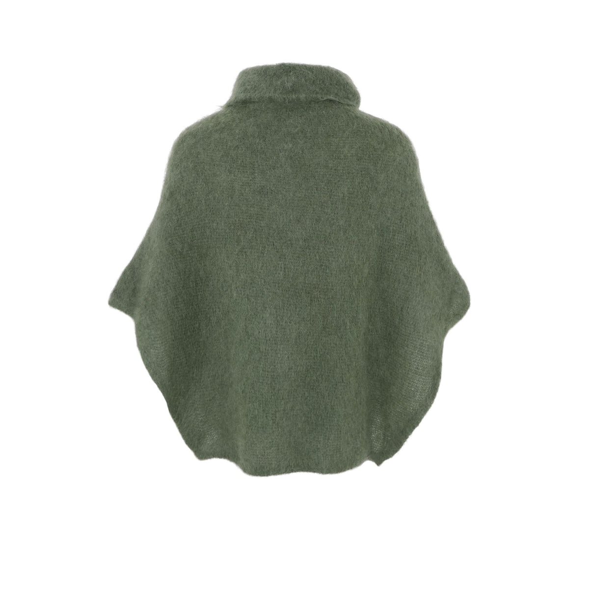 Bjoerk Rollneck Poncho | Army Cardigan Black Colour 