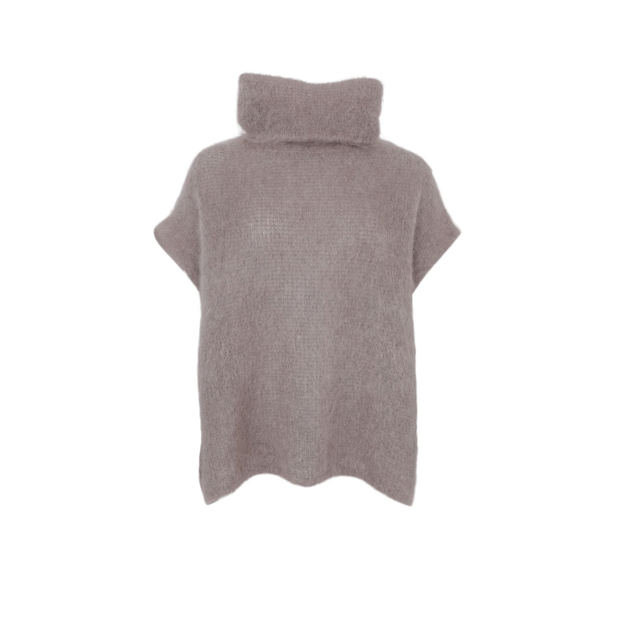 Bjoerk Rollneck Vest | Taupe Cardigan Black Colour 