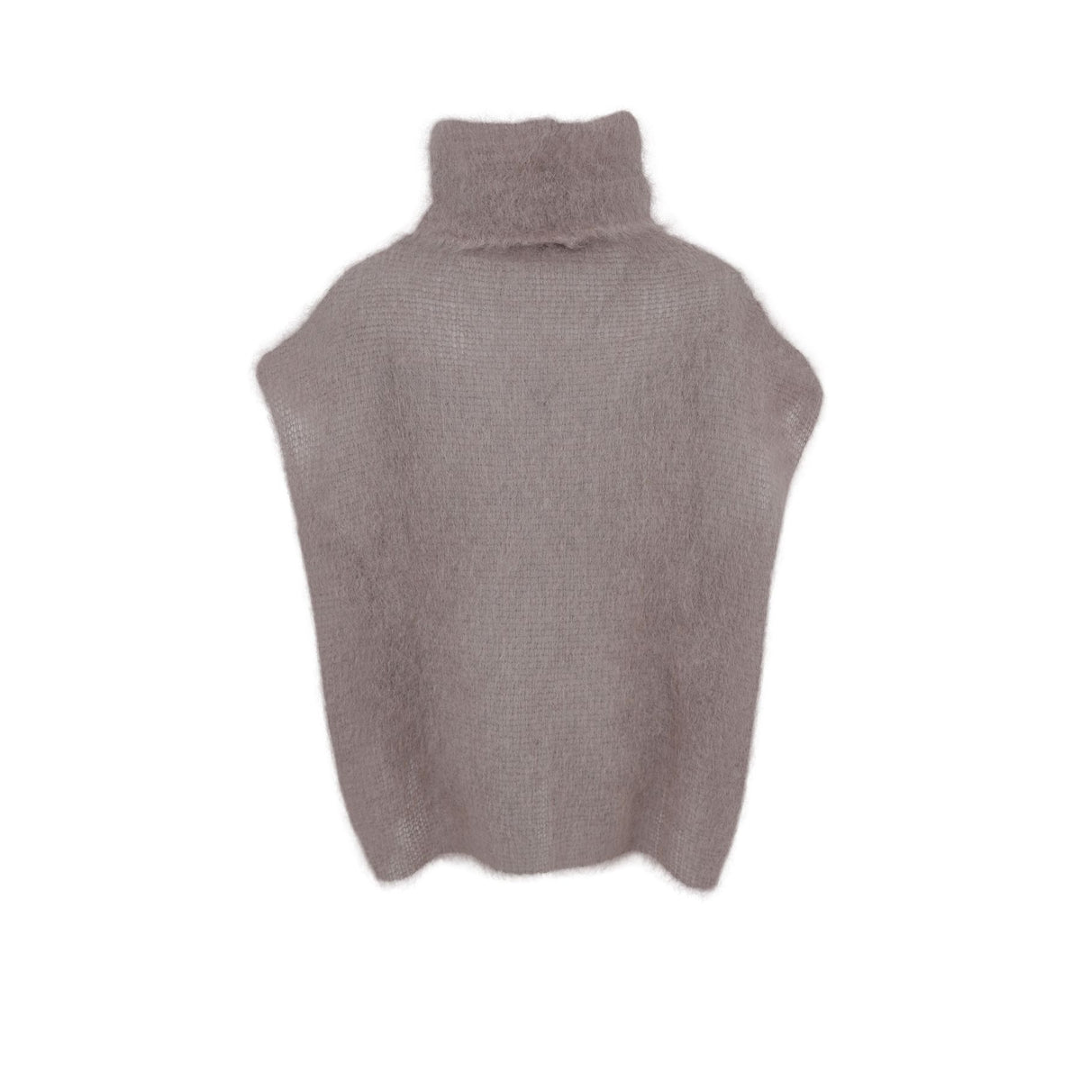 Bjoerk Rollneck Vest | Taupe Cardigan Black Colour 