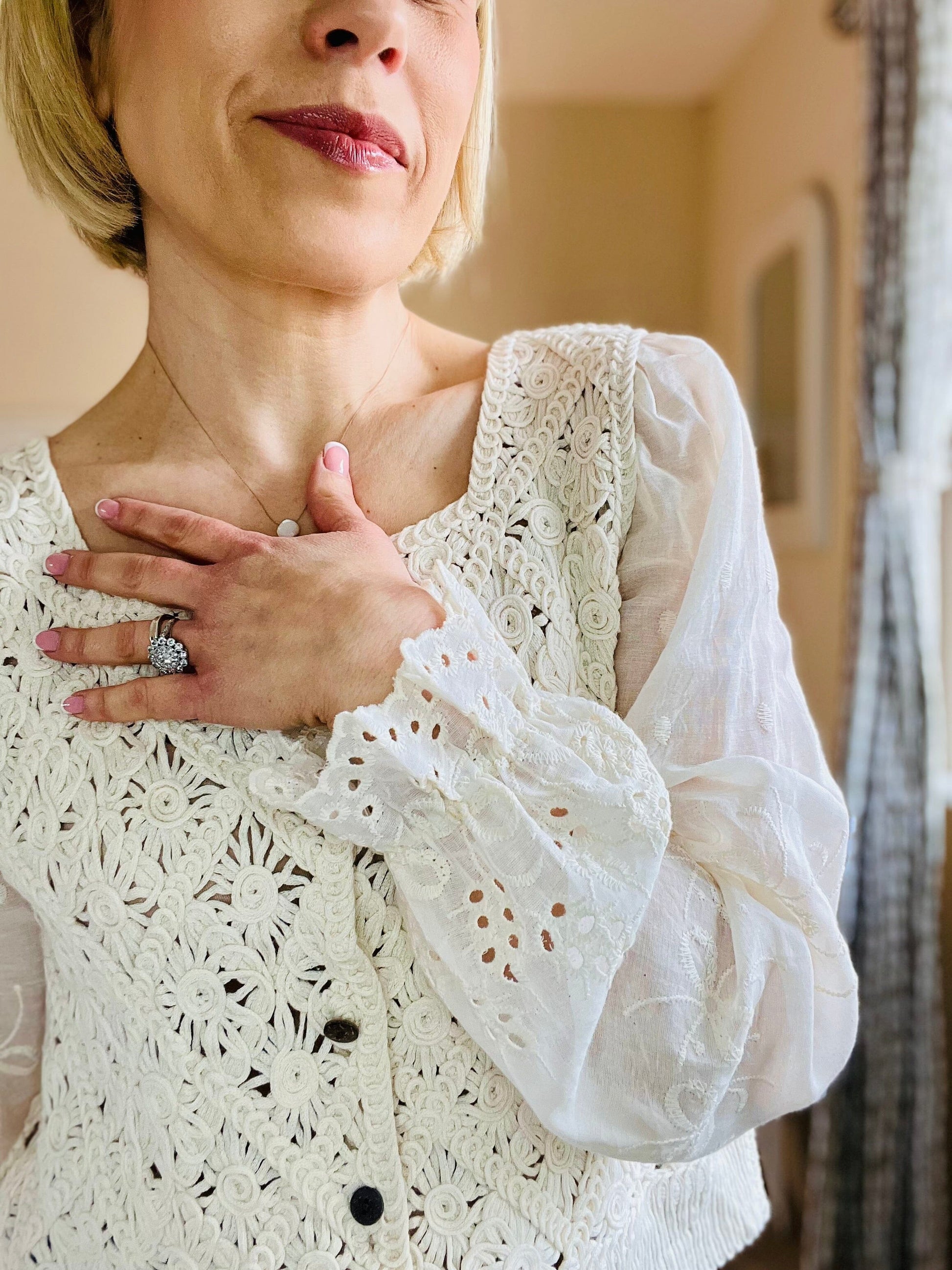 Blair Top | Ivory Shirts & Tops London Collection 