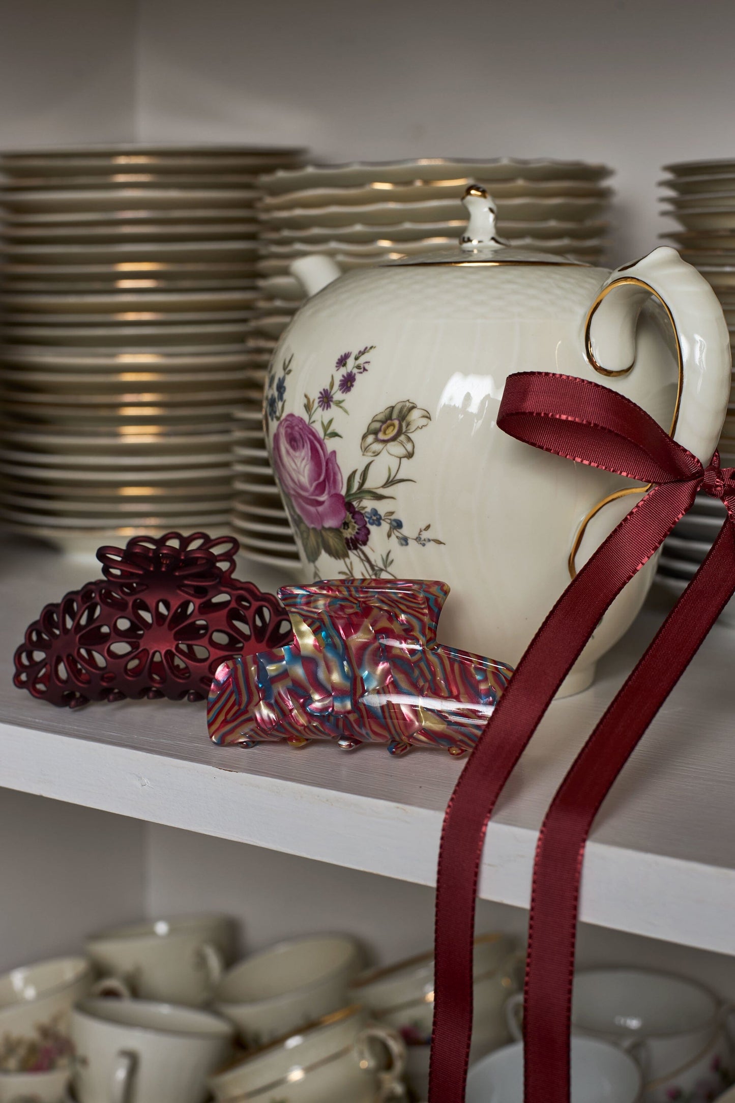 Blanche Hair Claw | 2 Colours Hair Accessories Black Colour 