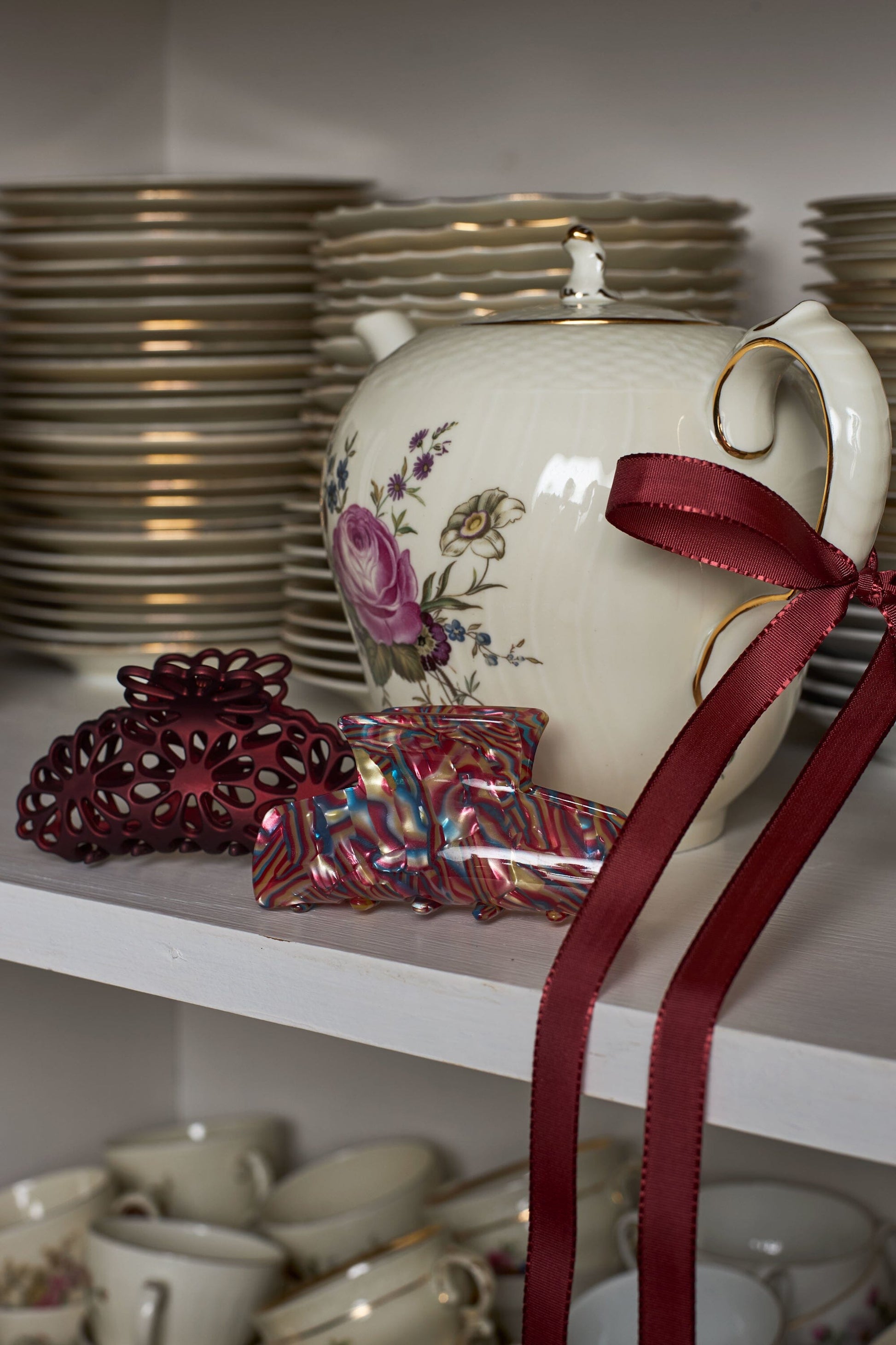 Blanche Hair Claw | 2 Colours Hair Accessories Black Colour 