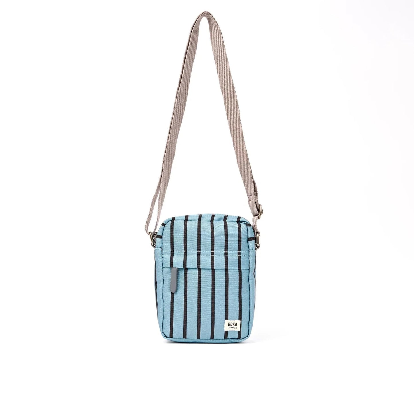 Bond Cross Body | Recycled Canvas | Blue Stripe Backpacks Roka 