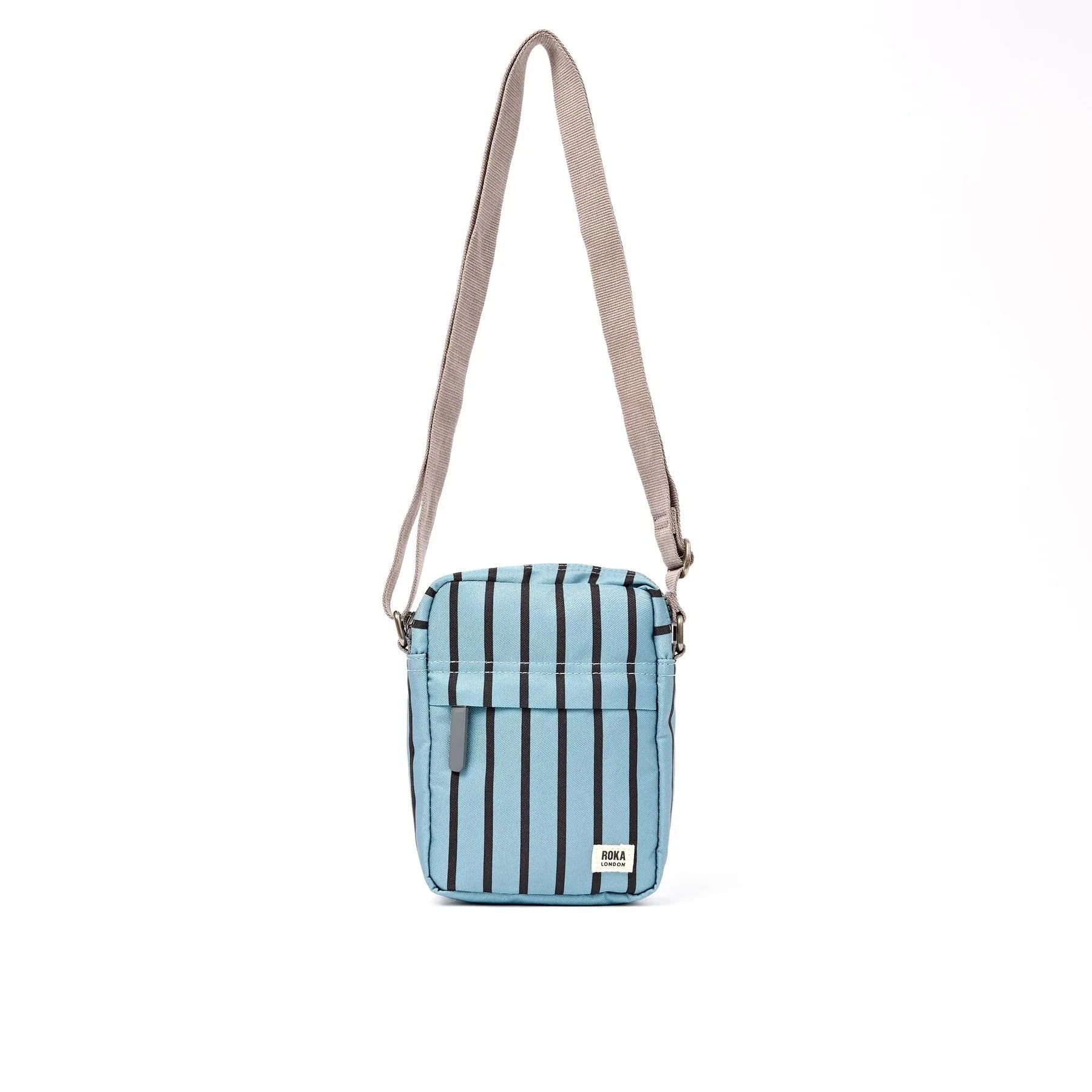 Bond Cross Body | Recycled Canvas | Blue Stripe Backpacks Roka 