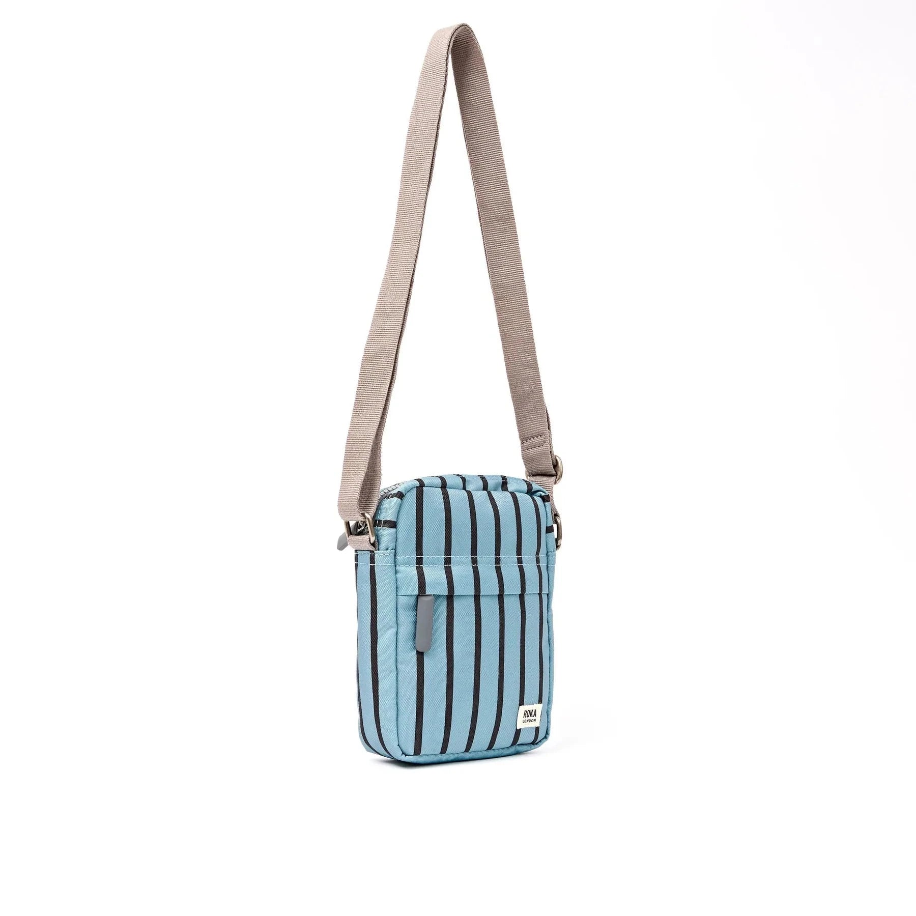 Bond Cross Body | Recycled Canvas | Blue Stripe Backpacks Roka 