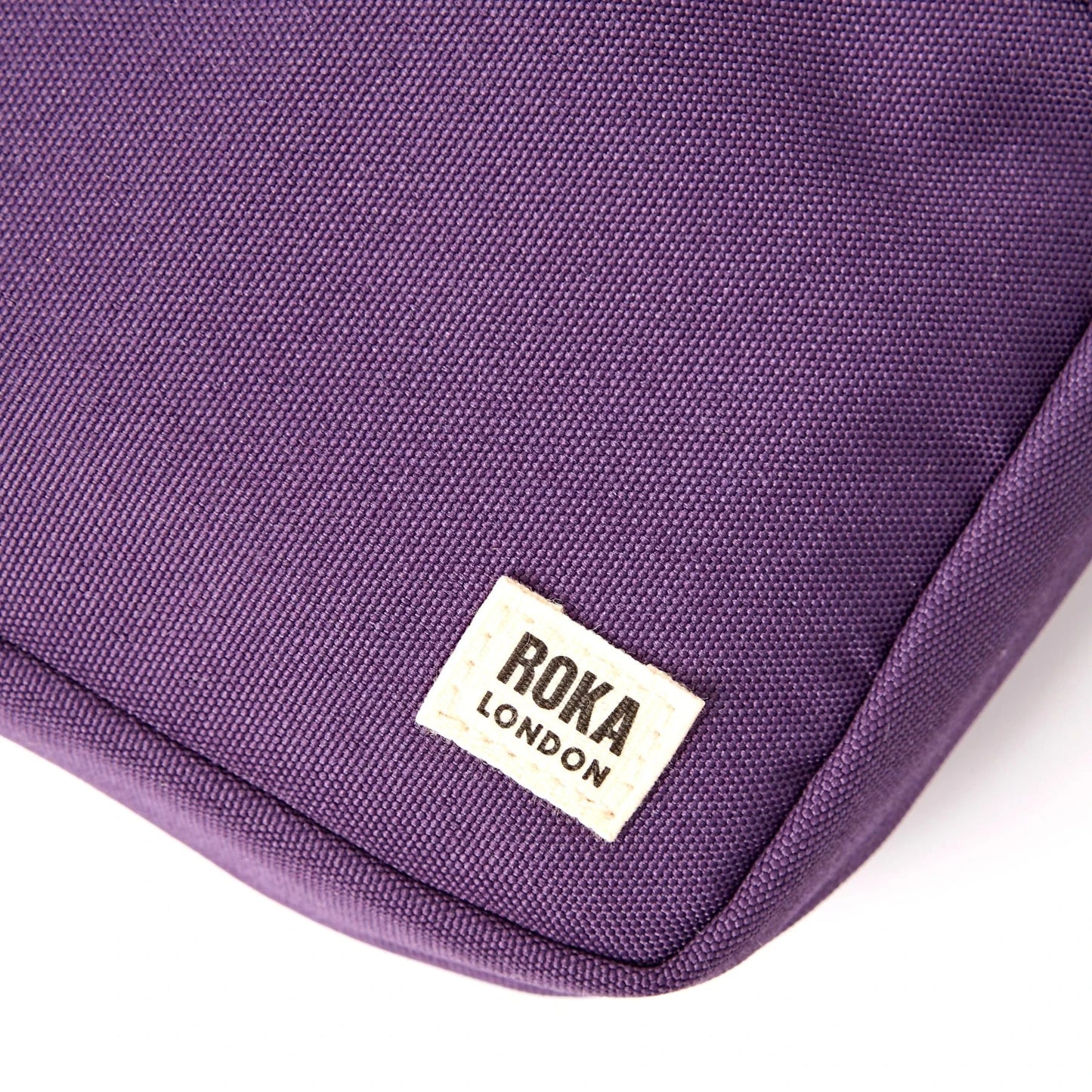 Bond Cross Body | Recycled Canvas | Deep Grape Backpacks Roka 