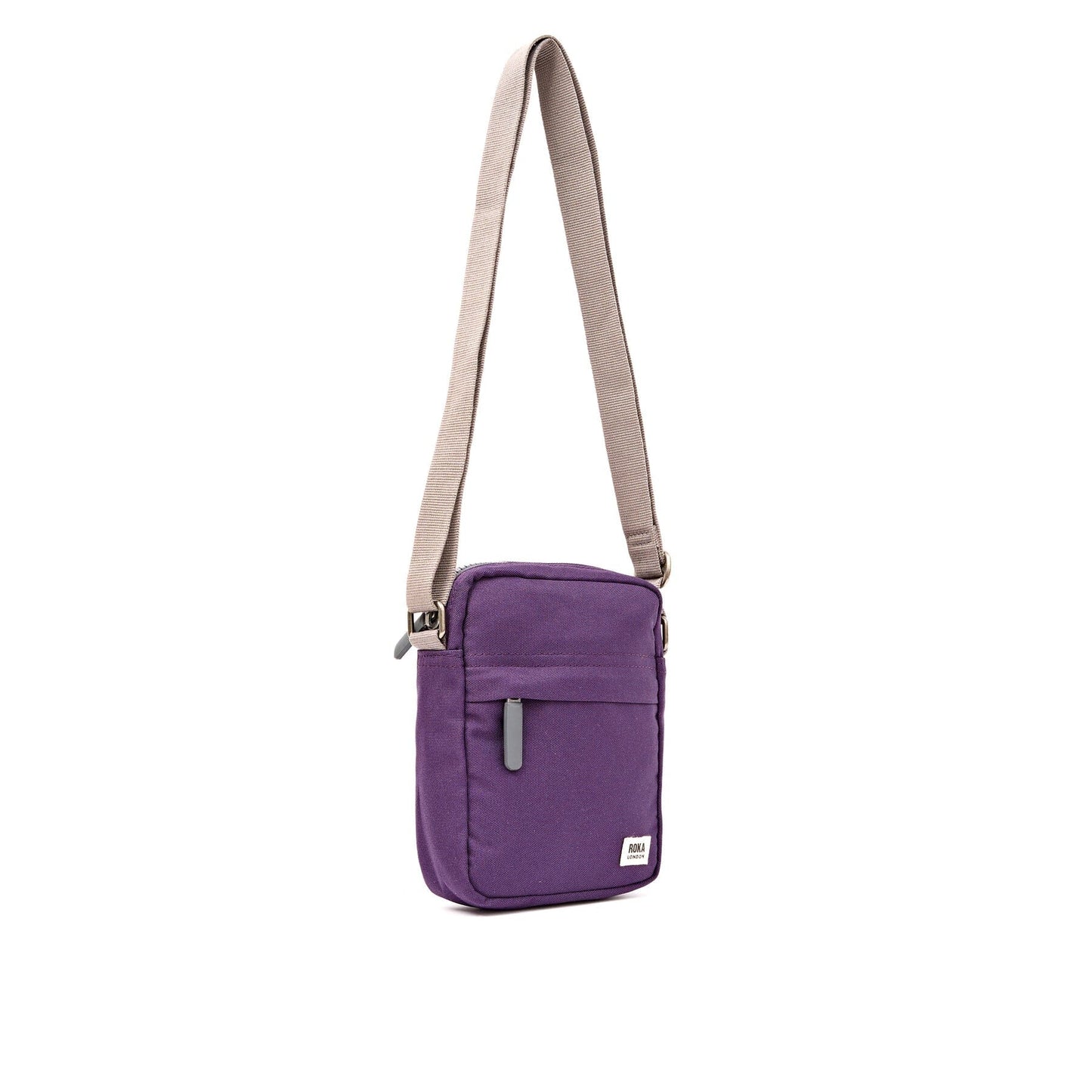 Bond Cross Body | Recycled Canvas | Deep Grape Backpacks Roka 