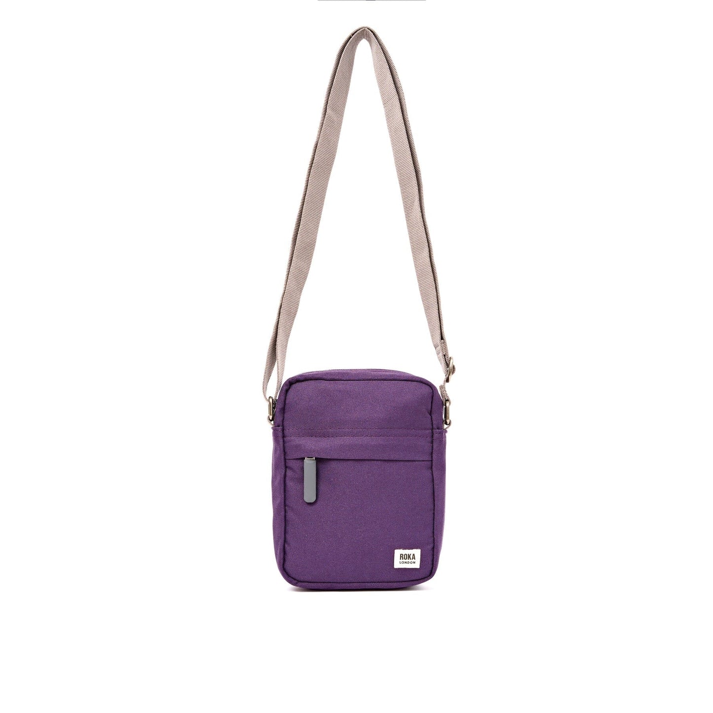Bond Cross Body | Recycled Canvas | Deep Grape Backpacks Roka 