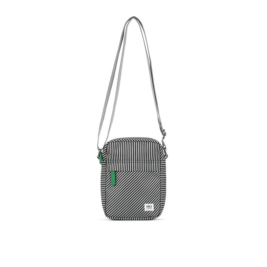 Bond Cross Body | Recycled Canvas | Mixed Hickory Stripe Backpacks Roka 
