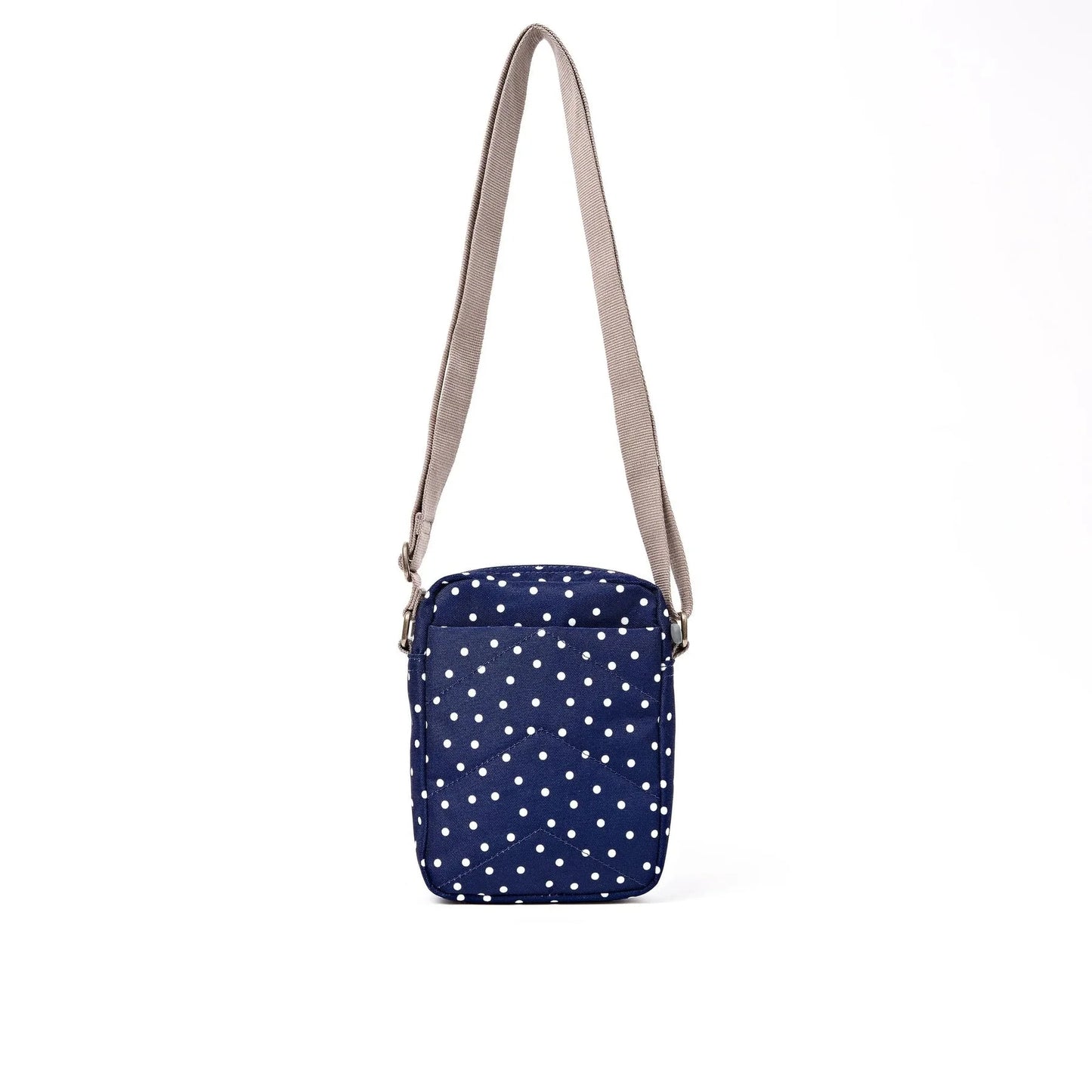 Bond Cross Body | Recycled Canvas | Navy Polka Dot Backpacks Roka 