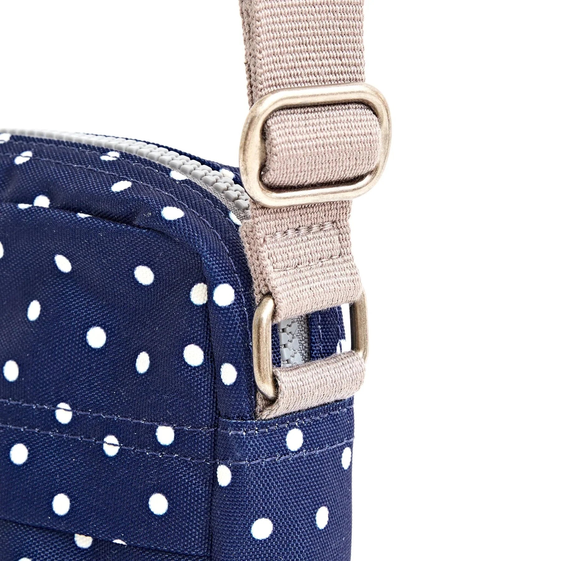 Bond Cross Body | Recycled Canvas | Navy Polka Dot Backpacks Roka 