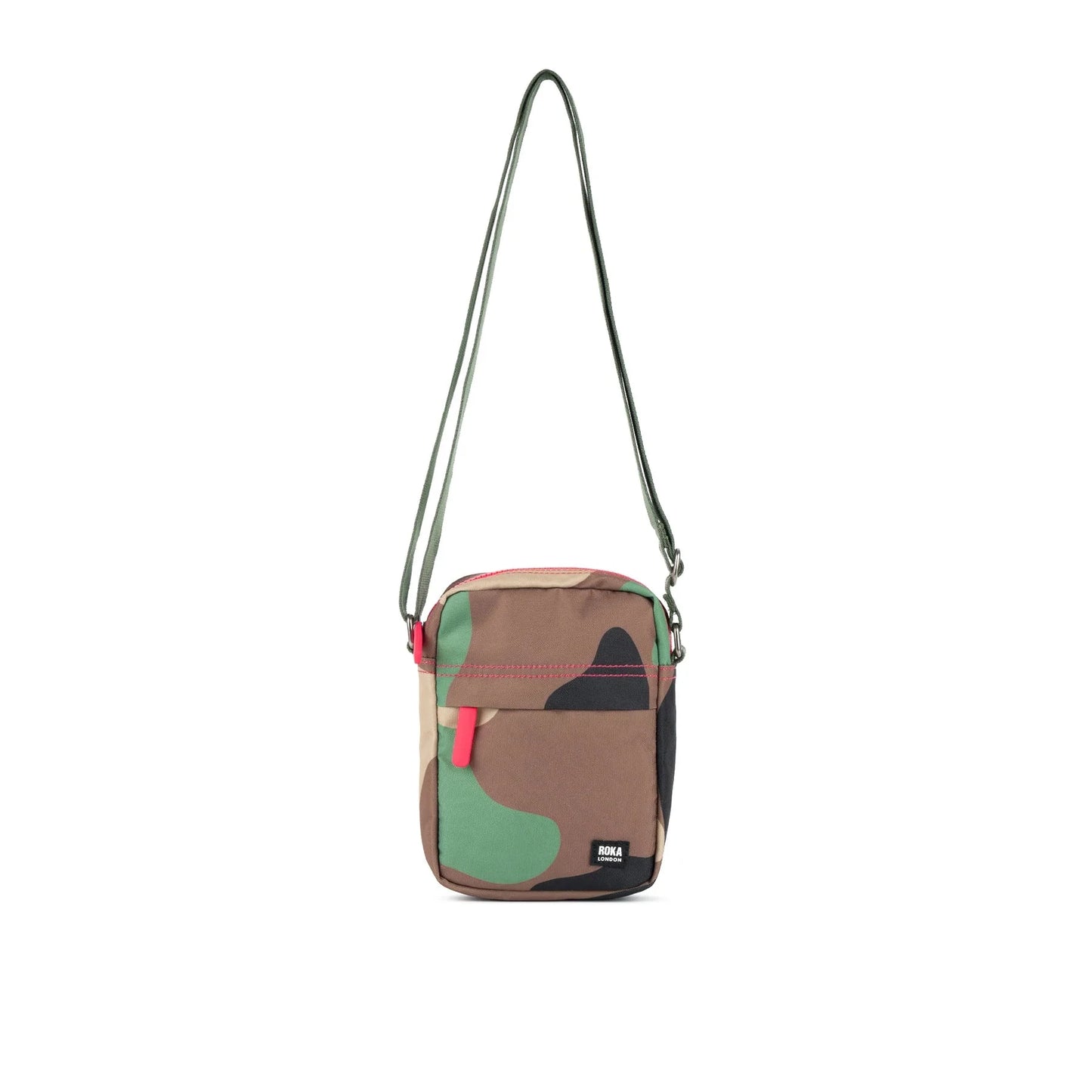 Bond Cross Body | Recycled Canvas | Vintage Camo Backpacks Roka 