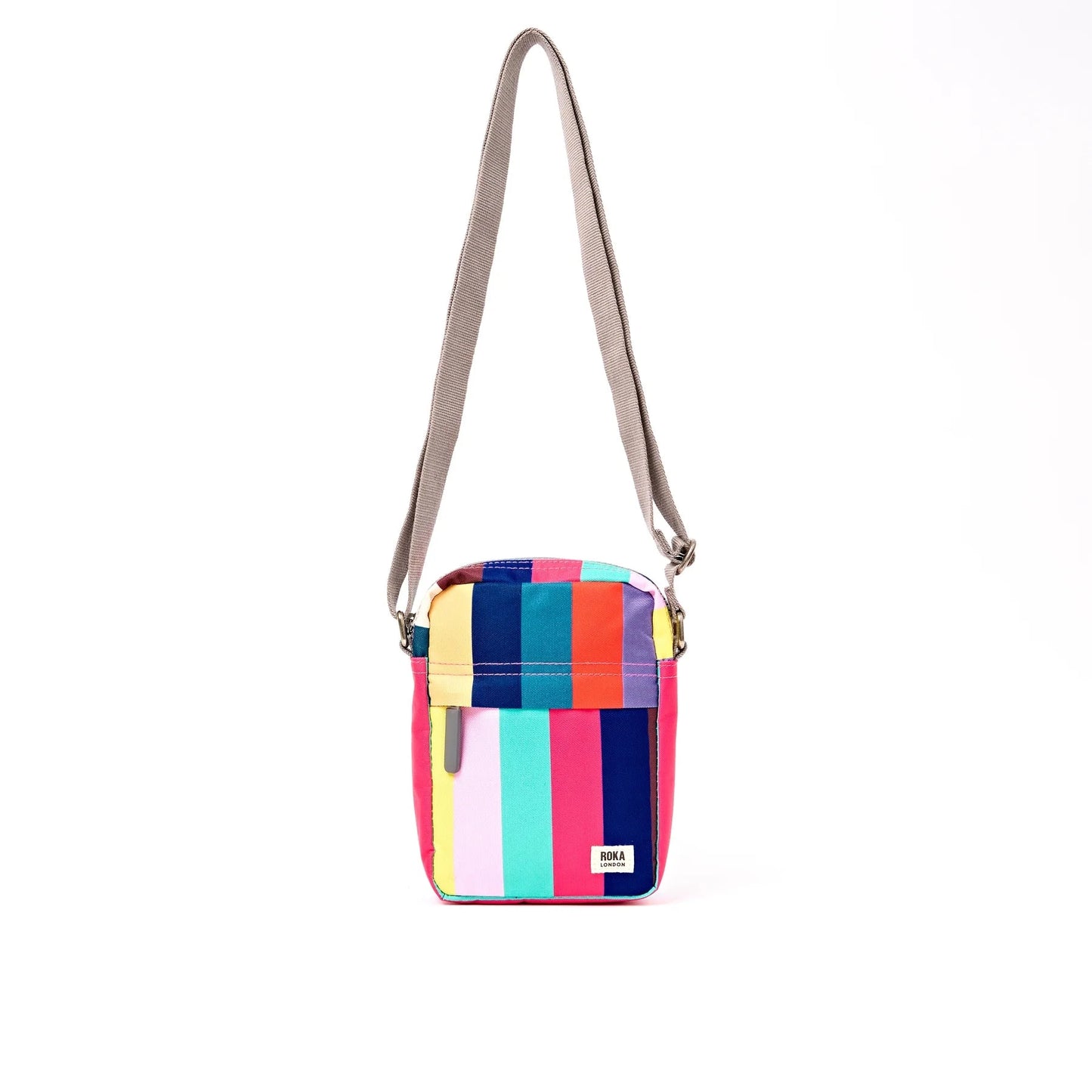 Bond Cross Body | Recycled Canvas | Wide Stripe Canvas Backpacks Roka 