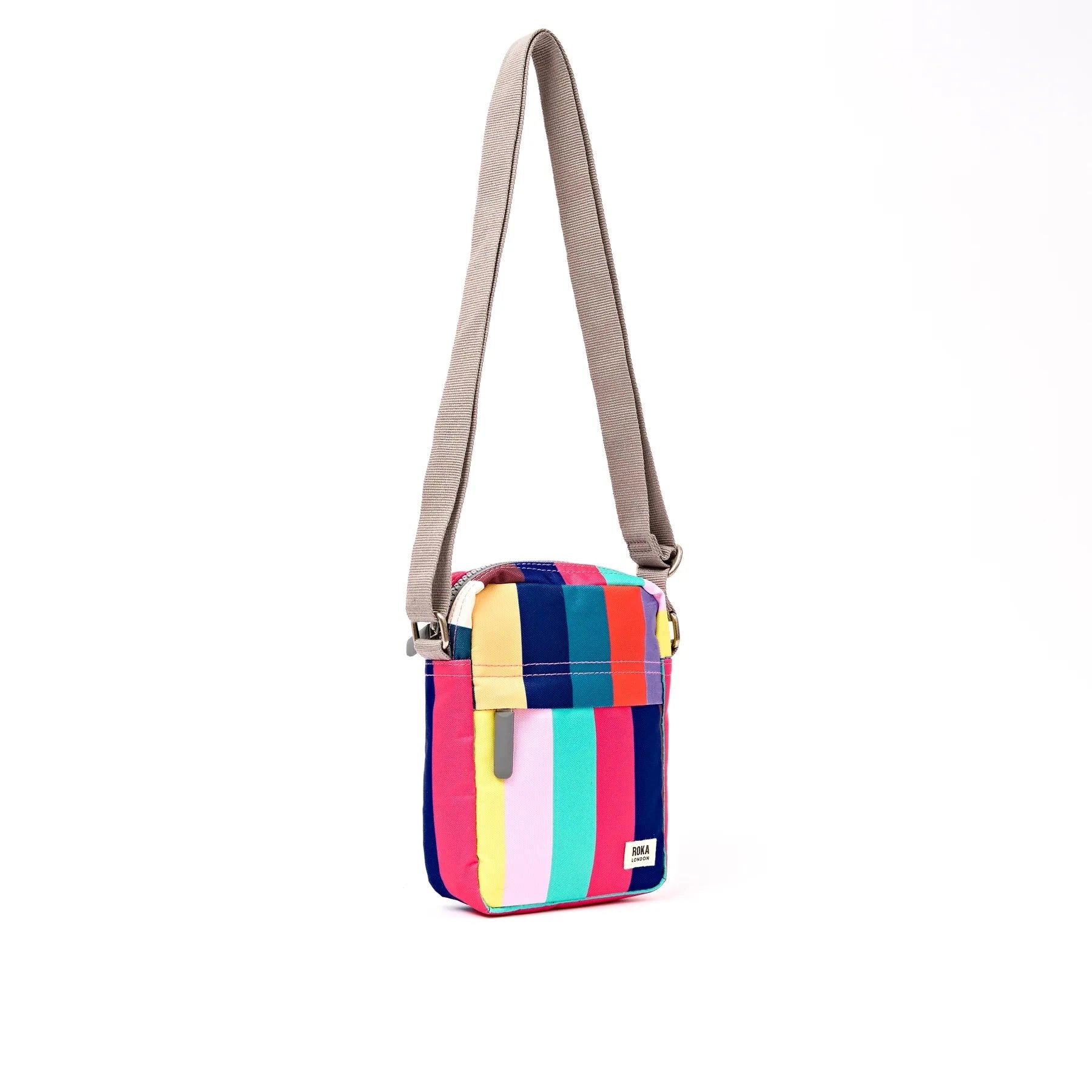 Bond Cross Body | Recycled Canvas | Wide Stripe Canvas Backpacks Roka 