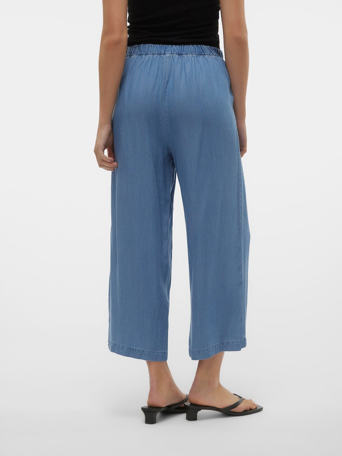 Bree Culottes | Medium Blue Denim Pants Vero Moda 