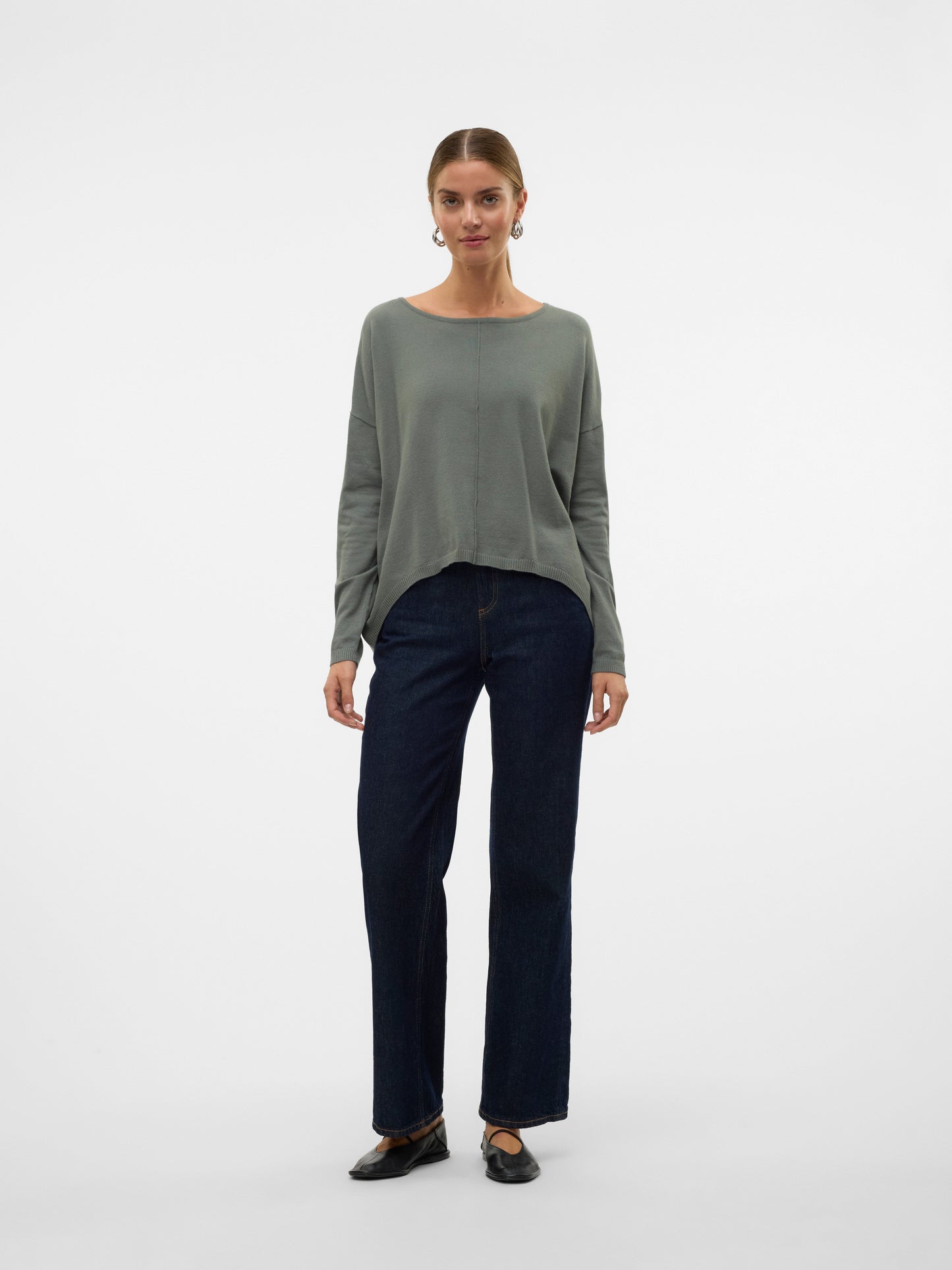 Breeze Zip Blouse | Balsam Green Shirts & Tops Vero Moda 