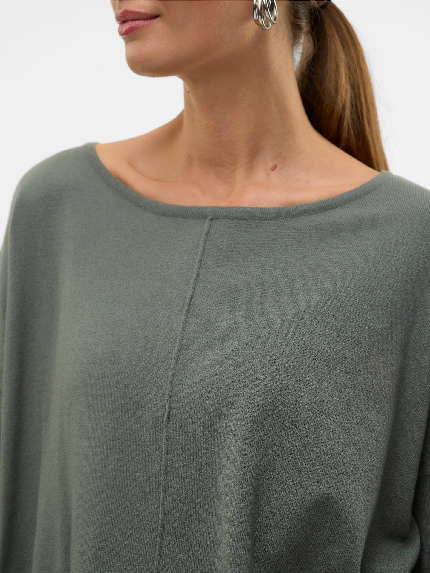 Breeze Zip Blouse | Balsam Green Shirts & Tops Vero Moda 
