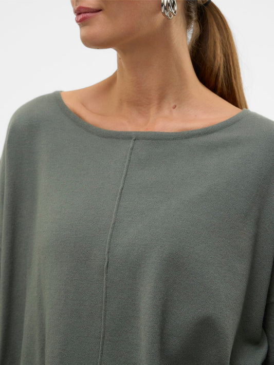 Breeze Zip Blouse | Balsam Green Shirts & Tops Vero Moda 