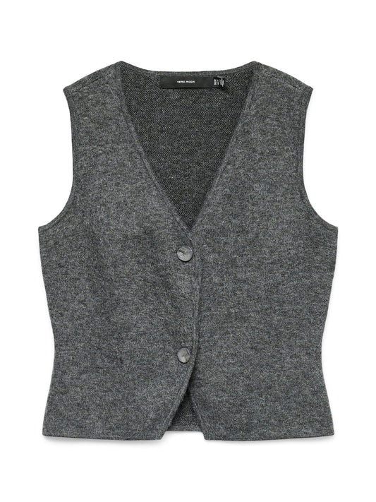 Brisa Vest | Medium Grey Shirts & Tops Vero Moda 