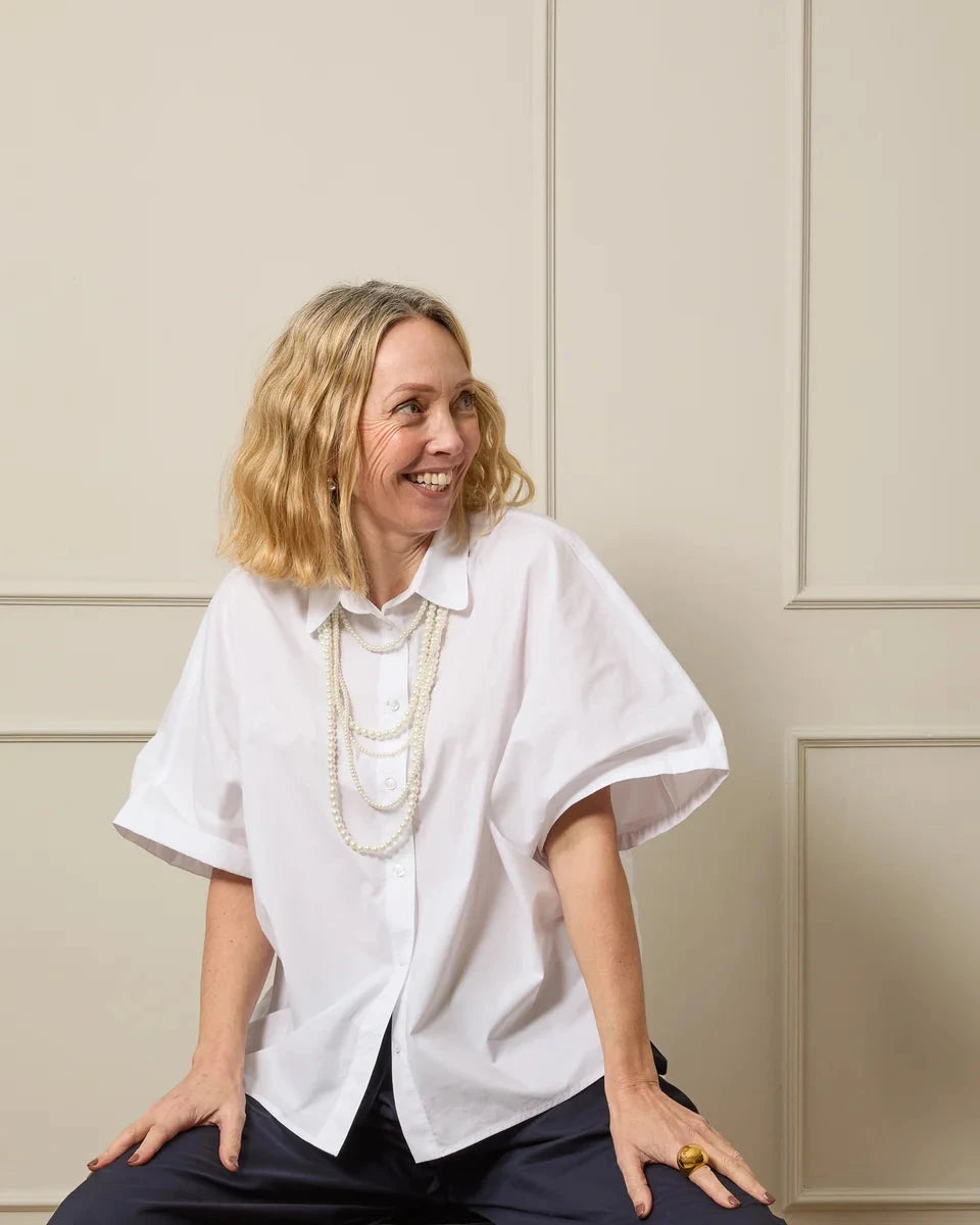 Broadstairs Necklace | Pearl Necklace Chalk 