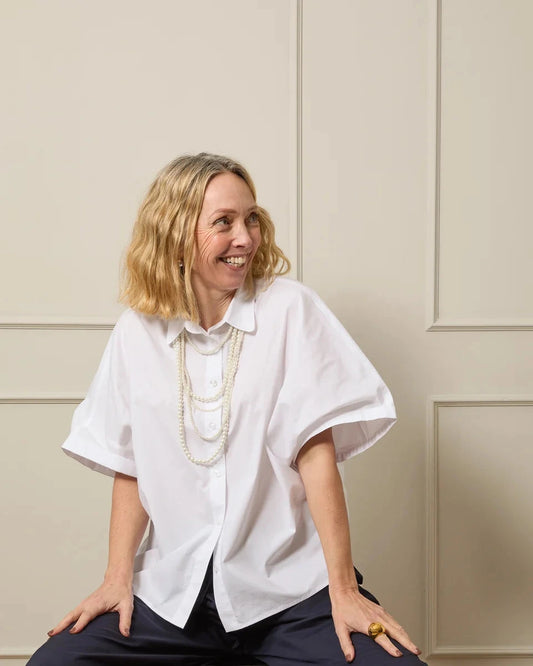 Broadstairs Necklace | Pearl Necklace Chalk 