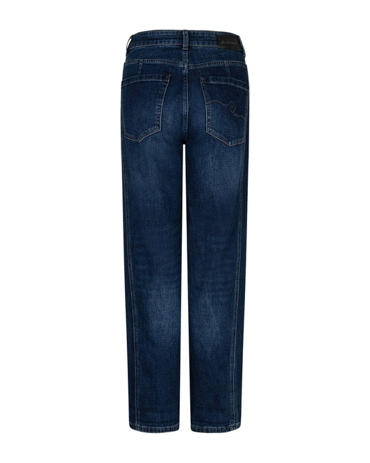 Caitlina Side Patch Trousers | Dark Stone Pants Red Button 