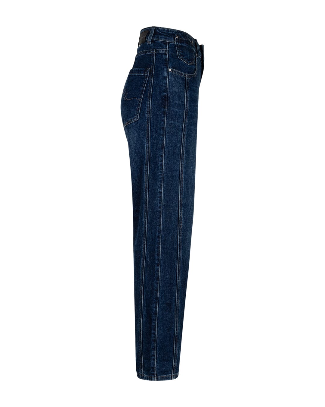 Caitlina Side Patch Trousers | Dark Stone Pants Red Button 