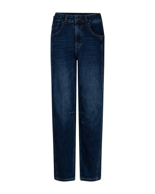 Caitlina Side Patch Trousers | Dark Stone Pants Red Button 