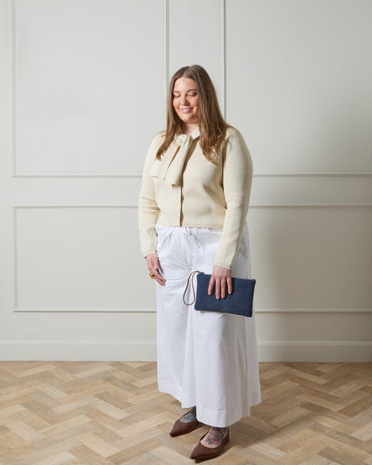 Camilla Cardigan | Stone Cardigan Chalk 