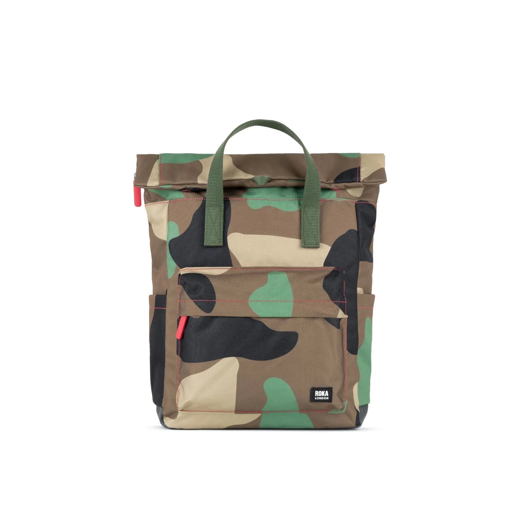 Canfield B Recycled Canvas | Medium | Vintage Camo Backpacks Roka 