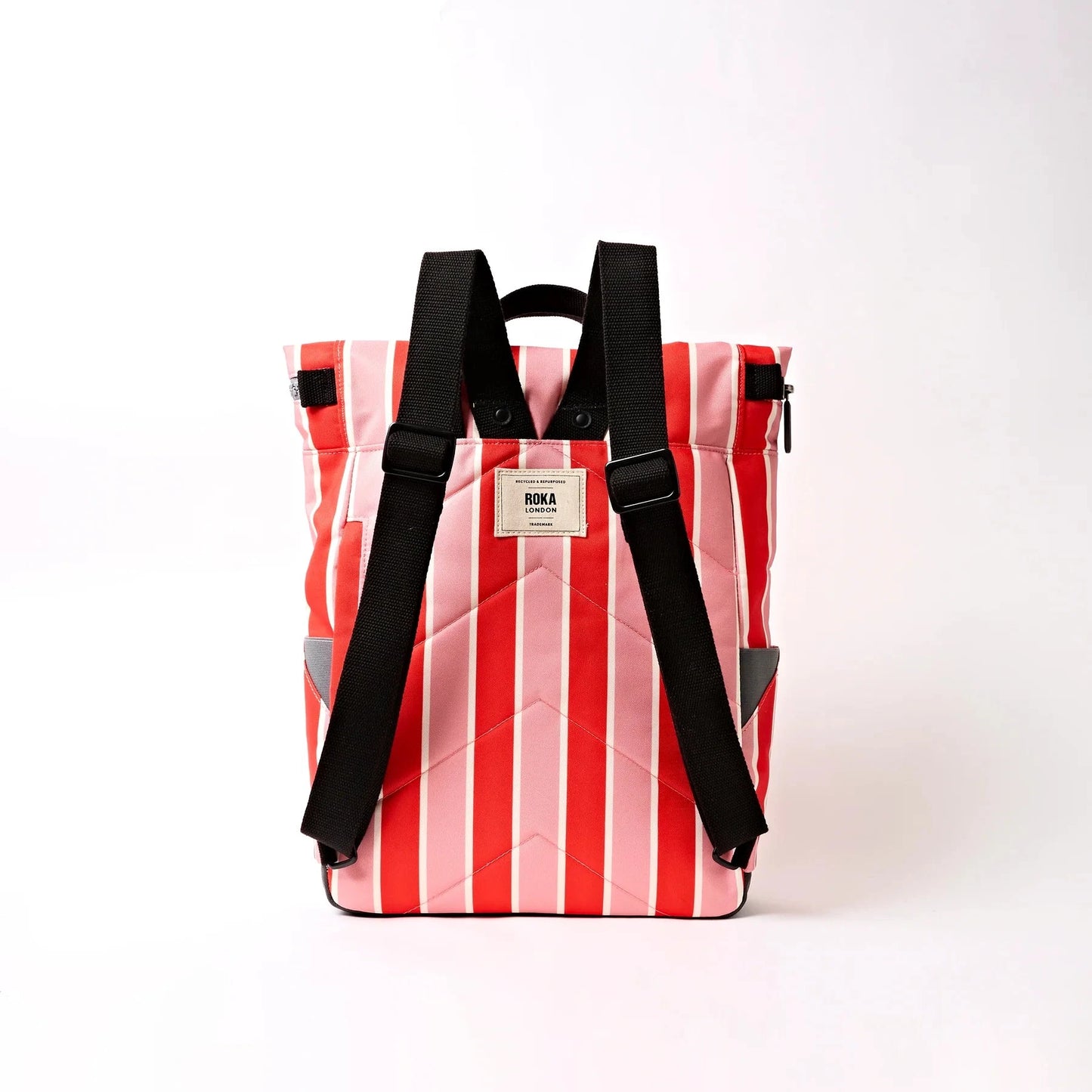 Canfield Canvas | Medium | Seaside Stripe Backpacks Roka 