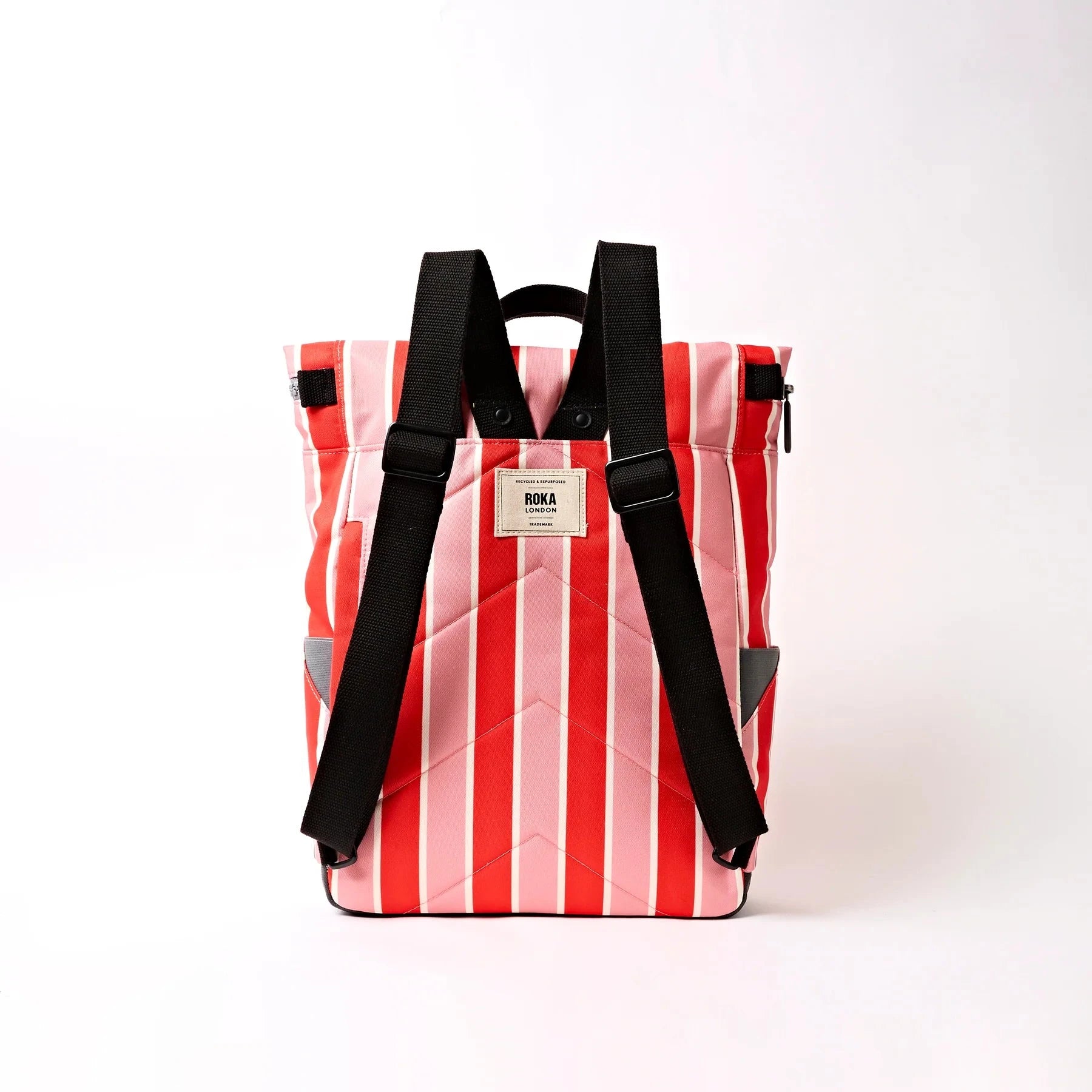 Canfield Canvas | Medium | Seaside Stripe Backpacks Roka 