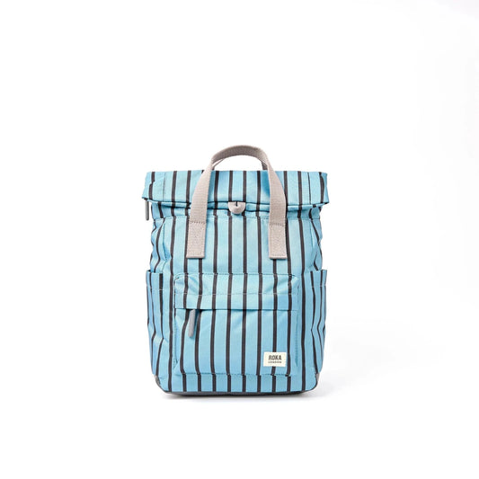 Canfield Canvas | Small | Blue Stripe Backpacks Roka 
