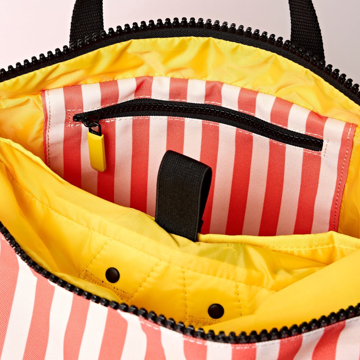 Canfield Canvas | Small | Coral Stripe Backpacks Roka 